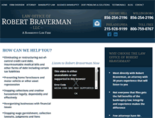 Tablet Screenshot of bravermanlaw.com